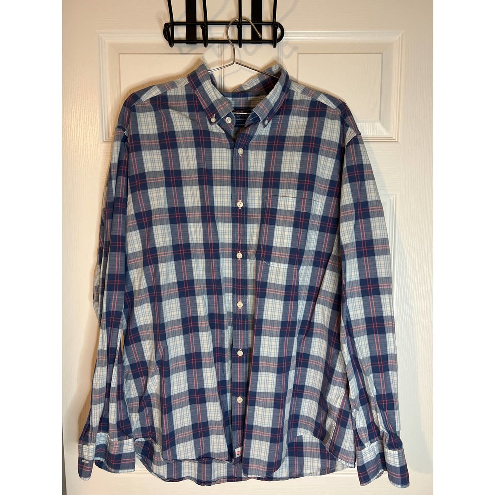 Vineyard Vines Plaid Button Down - XL